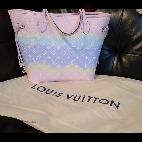 ❌❌SOLD❌❌Louis Vuitton Escale NEVERFULL MM PASTEL - Picture 2 of 8